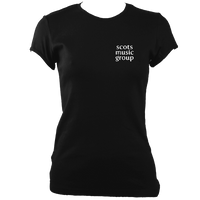 Scots Music Group "Small Logo" Womens Fitted T-shirt
