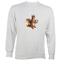 Squirrel playing Concertina Sweatshirt