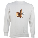 Squirrel playing Concertina Sweatshirt