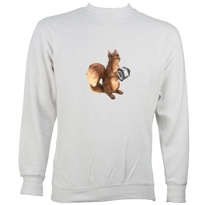 Squirrel playing Concertina Sweatshirt