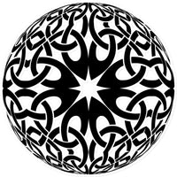 Celtic Woven Globe Sticker