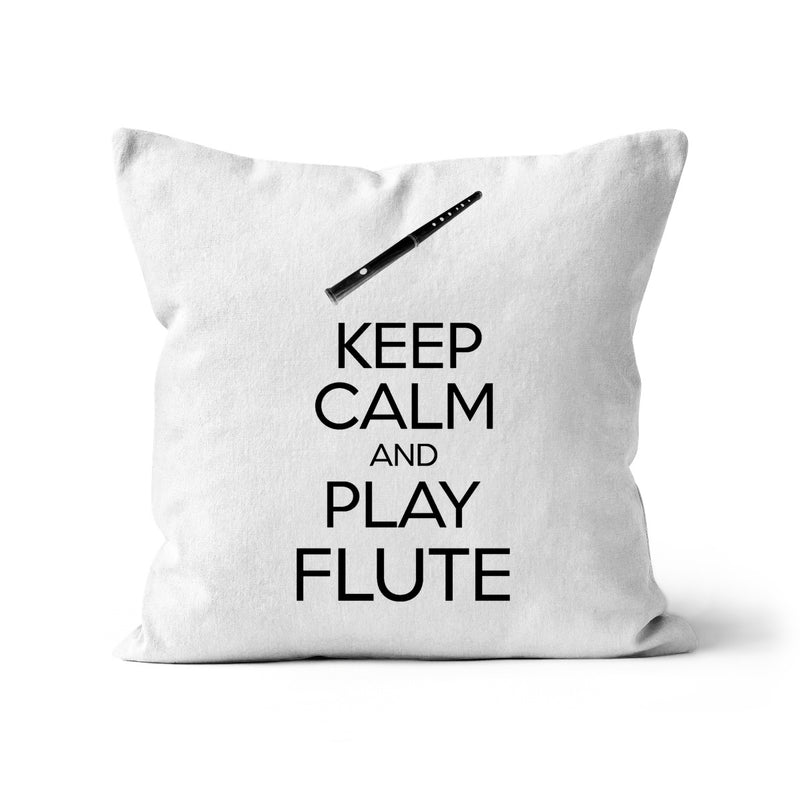 Keep Calm & Play Flute Cushion