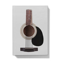 Guitar Neck and Strings Hardback Journal