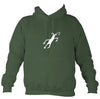 Caveman Painting Hoodie-Hoodie-Moss green-Mudchutney