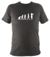 Evolution of Female Fiddle Players T-shirt