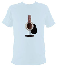 Guitar Strings and Neck T-shirt - T-shirt - Light Blue - Mudchutney
