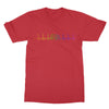 Rainbow Heartbeat Melodeon Softstyle T-Shirt