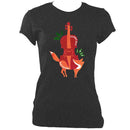 update alt-text with template Cambridge Folk Festival - Design 3 - Women's Fitted T-shirt - T-shirt - White - Mudchutney