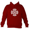 Celtic Round Hoodie-Hoodie-Red hot chilli-Mudchutney