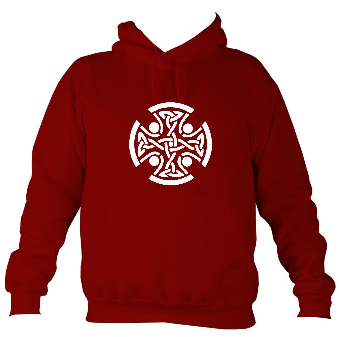 Celtic Round Hoodie-Hoodie-Red hot chilli-Mudchutney