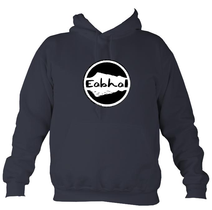 Eabhal Large Logo Hoodie-Hoodie-Denim-Mudchutney