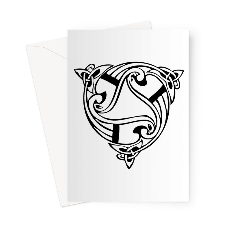 Victorian Celtic Knot Greeting Card