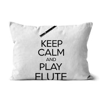 Keep Calm & Play Flute Cushion