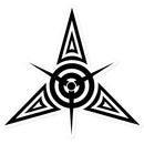 Tribal Star Tattoo Sticker