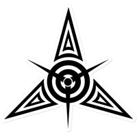 Tribal Star Tattoo Sticker