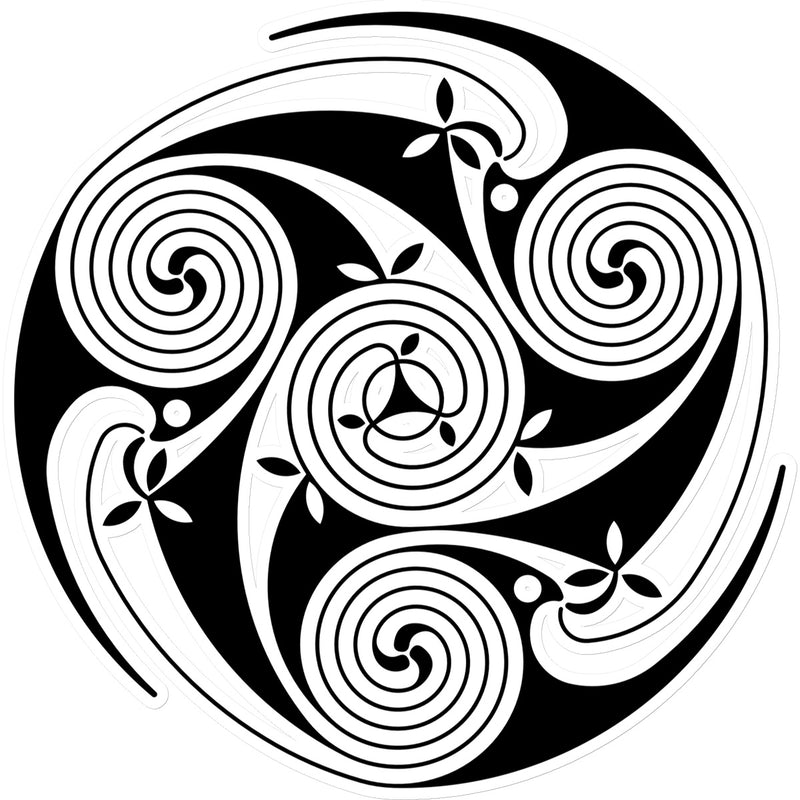 Celtic Swirls Sticker