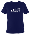 Evolution of Female Fiddle Players T-shirt