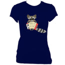 update alt-text with template Cambridge Folk Festival - Design 2 - Women's Fitted T-shirt - T-shirt - White - Mudchutney