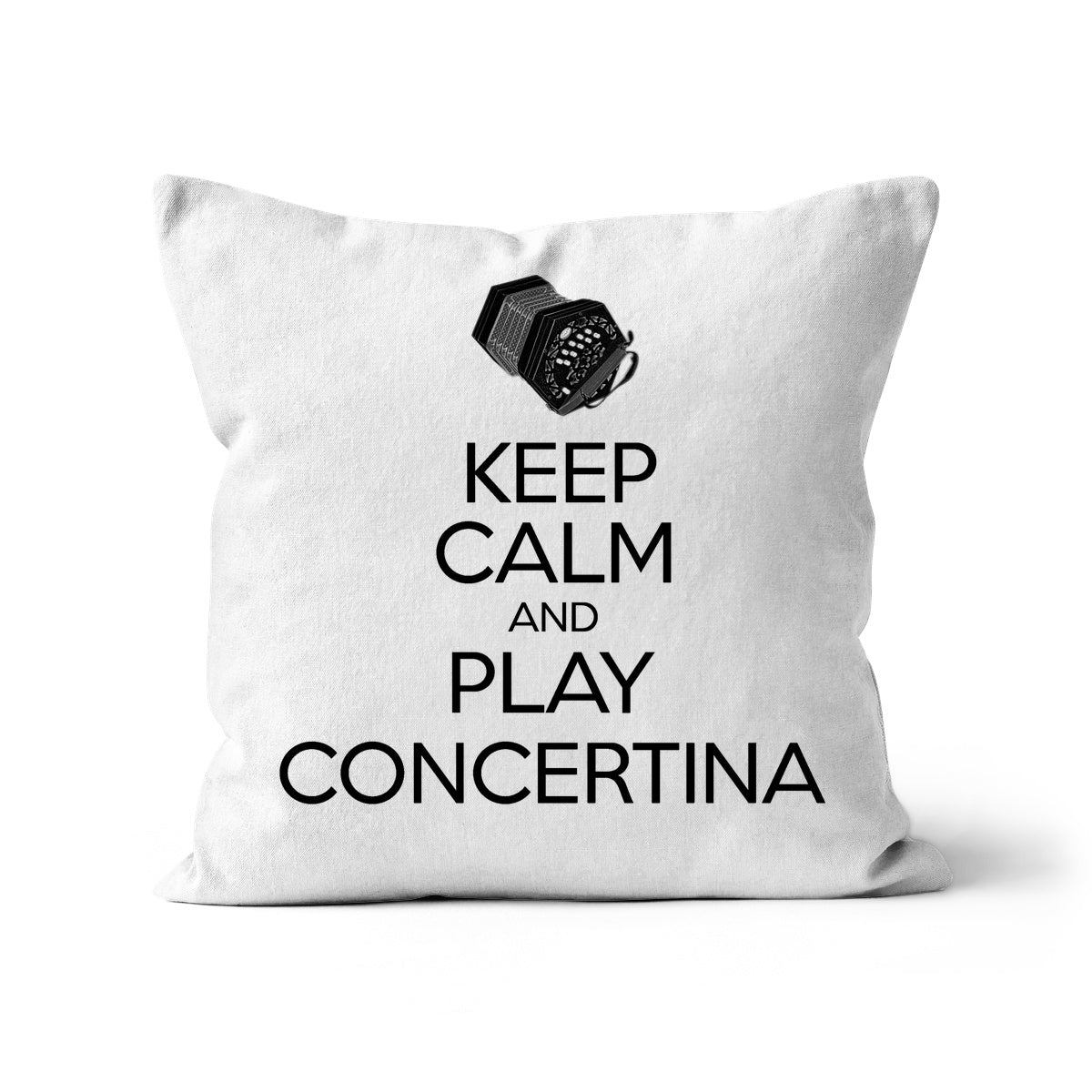 Keep Calm & Play Anglo Concertina Cushion