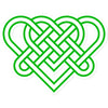 Celtic woven hearts Sticker