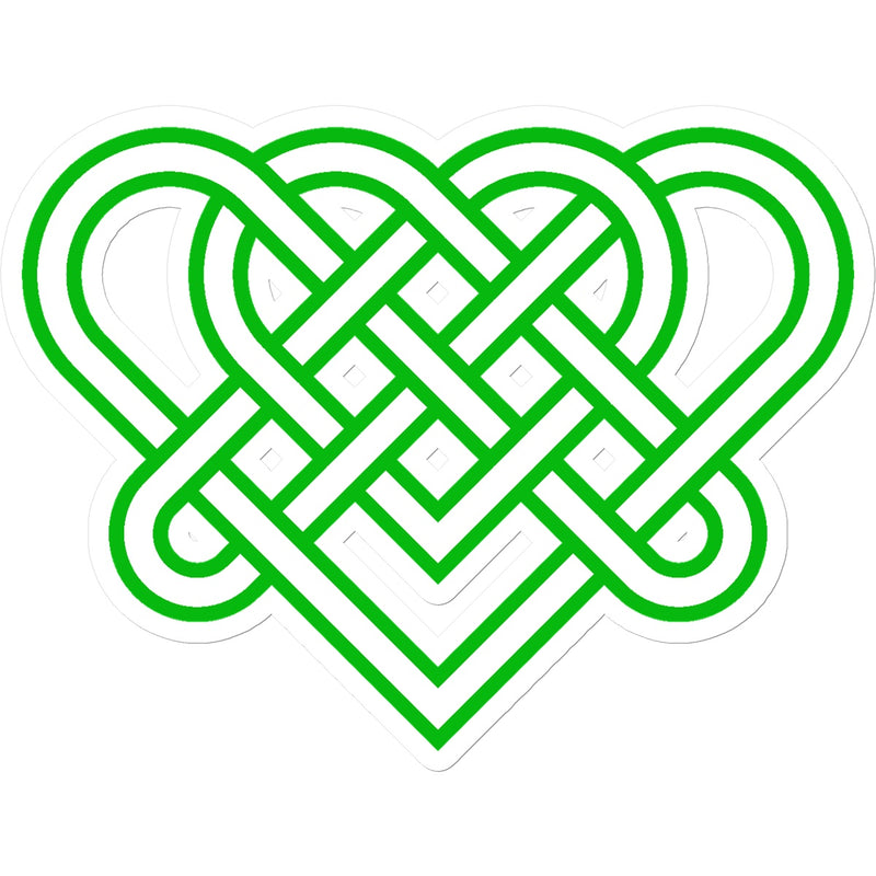 Celtic woven hearts Sticker