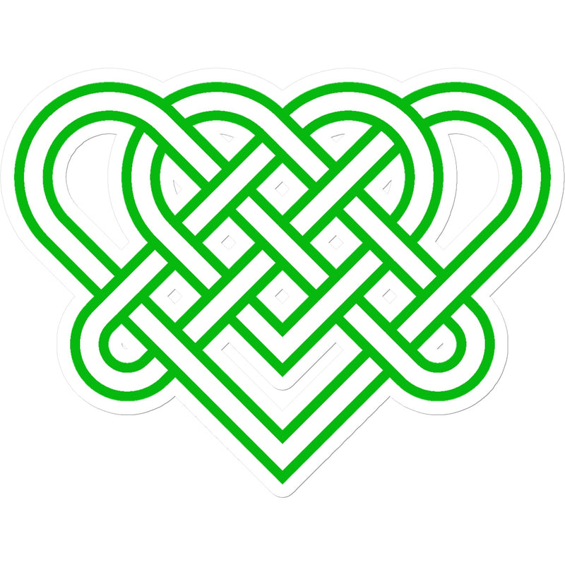 Celtic woven hearts Sticker