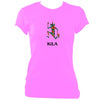 update alt-text with template Kila Ladies Fitted T-shirt - T-shirt - Azalea - Mudchutney