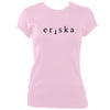 update alt-text with template Eriska Ladies Fitted T-shirt - T-shirt - Light Pink - Mudchutney
