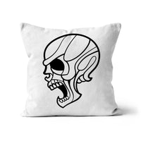 Angry Skull Cushion