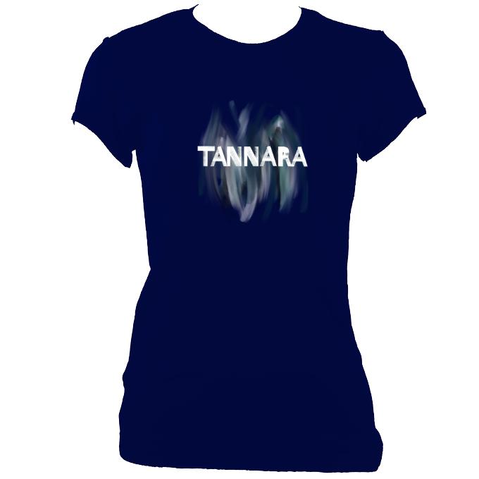 update alt-text with template Tannara Ladies Fitted T-shirt - T-shirt - Navy - Mudchutney