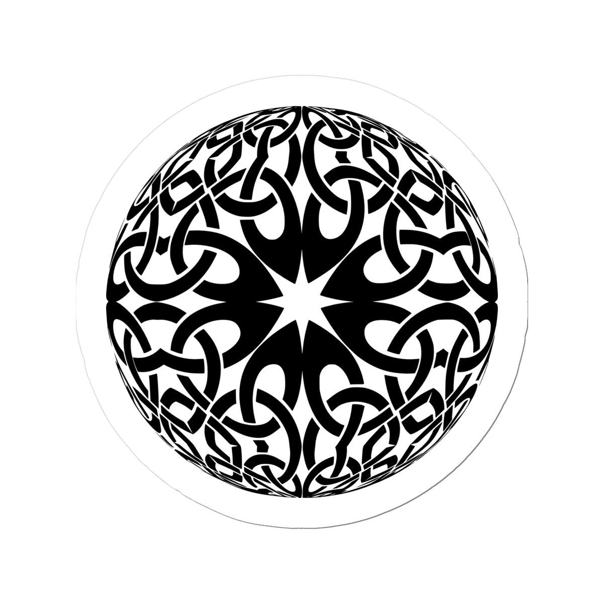 Celtic Woven Globe Sticker