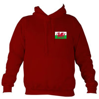 Welsh Dragon Flag Hoodie-Hoodie-Red hot chilli-Mudchutney