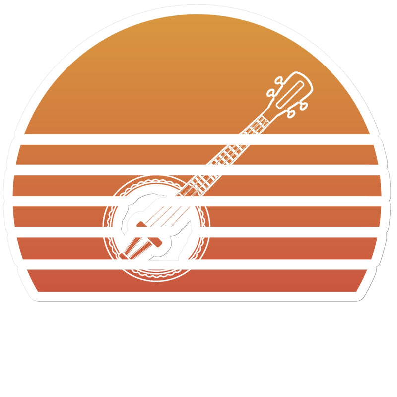 Sunset Banjo Sticker