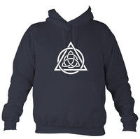 Celtic Triqueta Hoodie-Hoodie-Denim-Mudchutney