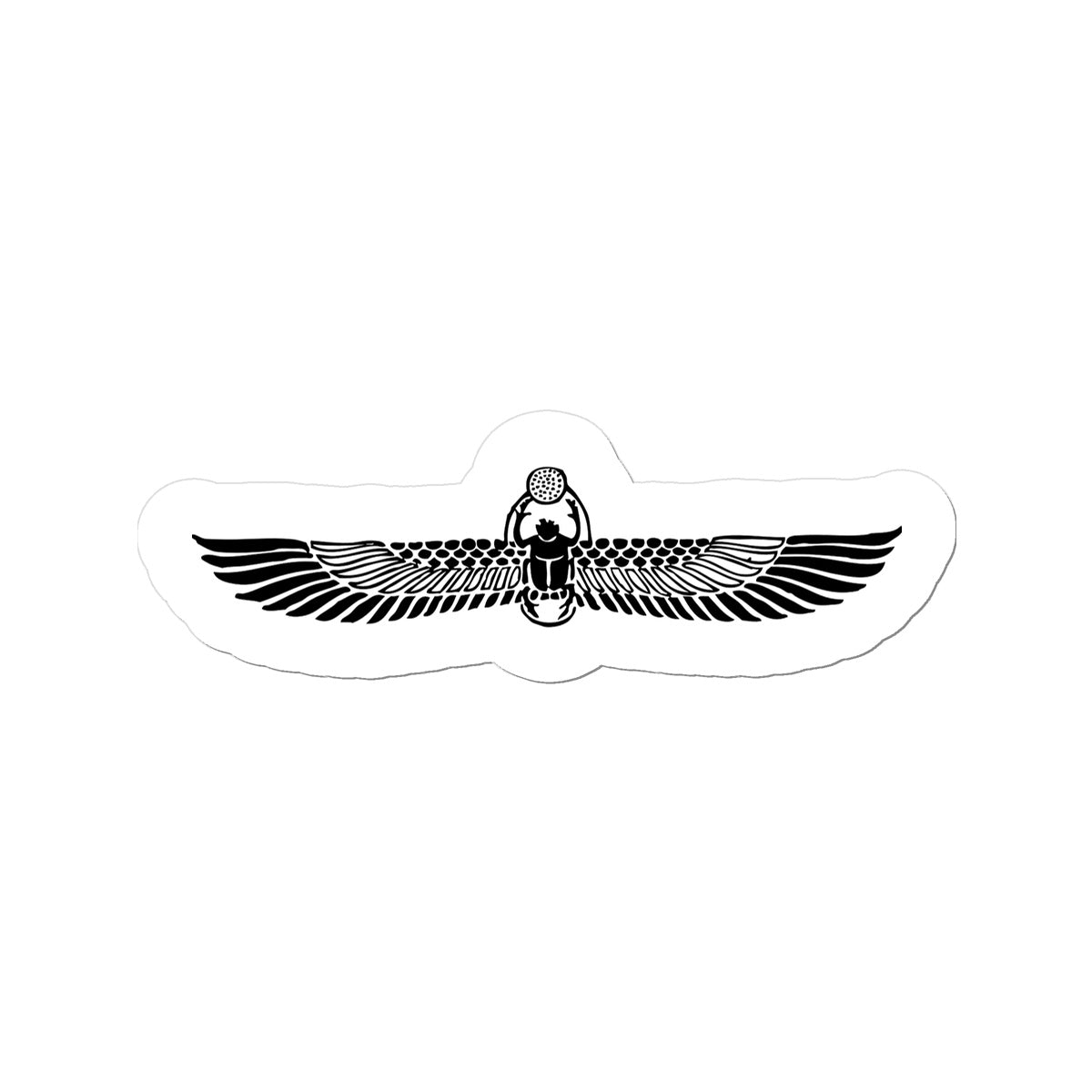 Winged Scarab Sticker