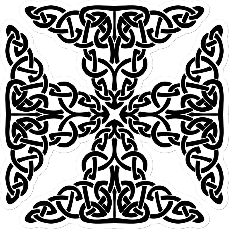 Complex Celtic Cross Sticker