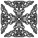 Complex Celtic Cross Sticker