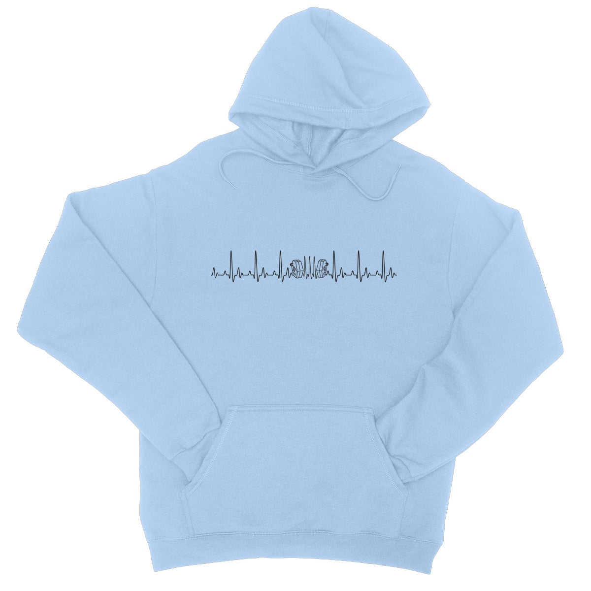 Heartbeat Concertina College Hoodie