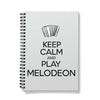 Keep Calm & Play Melodeon Notebook