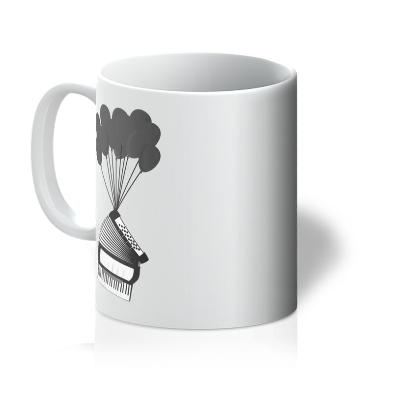 Banksy Style Accordion Mug