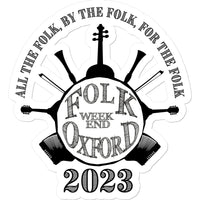 Folk Weekend Oxford 2023 Sticker