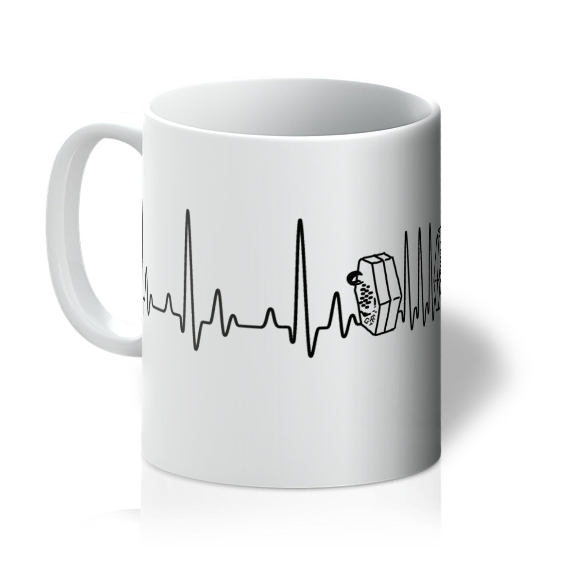 Heartbeat Concertina Mug