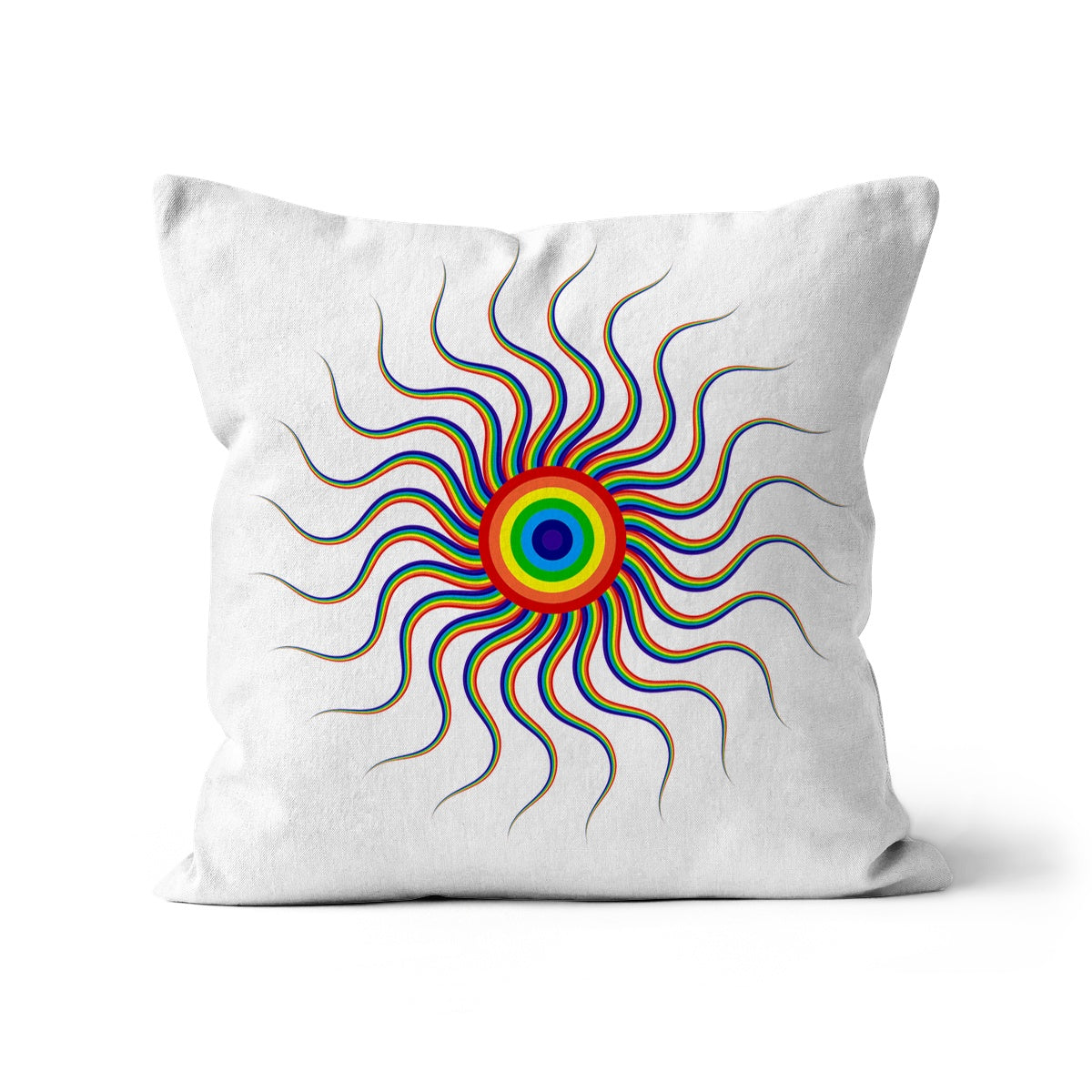 Colourful Wavy Sun Cushion