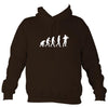 Evolution of Fiddle Players Hoodie-Hoodie-Hot chocolate-Mudchutney