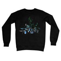 Abstract Music Score Crew Neck Sweatshirt