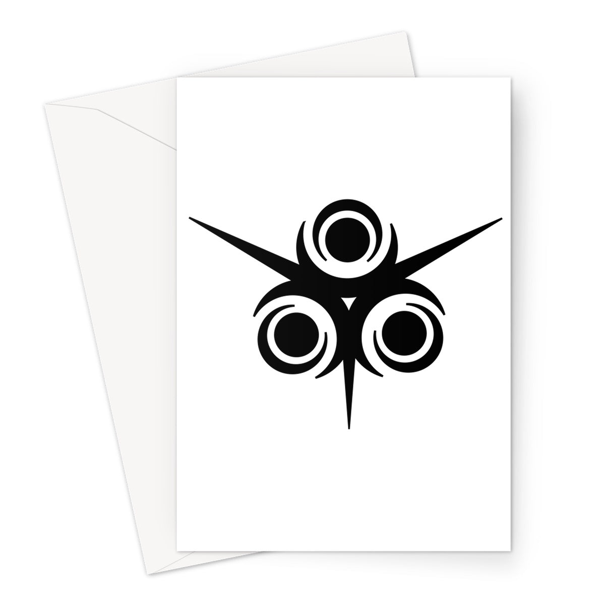 Star And Circle Tribal Greeting Card