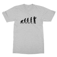 Evolution of Flute Players Softstyle T-Shirt