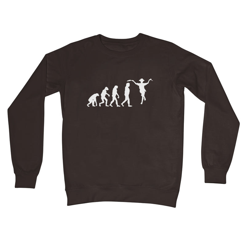 Evolution of Morris Dancers Crew Neck Sweatshirt