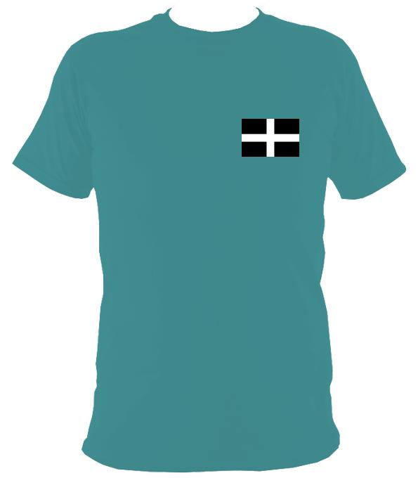 Cornish / Kernow St Pirans Flag T-Shirt - T-shirt - Jade Dome - Mudchutney