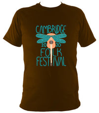 Cambridge Folk Festival - Design 1 - T-shirt - T-shirt - Dark Chocolate - Mudchutney